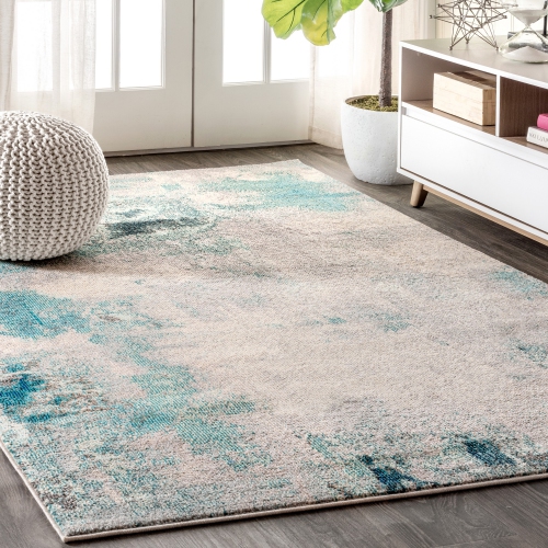 Contemporary Pop Modern Abstract Vintage Area Rug