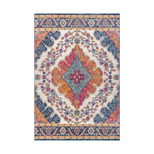 Image 1 of 10.. Bohemian Flair Boho Vintage Medallion Area Rug