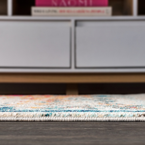 Contemporary Pop Modern Abstract Brushstroke Area Rug