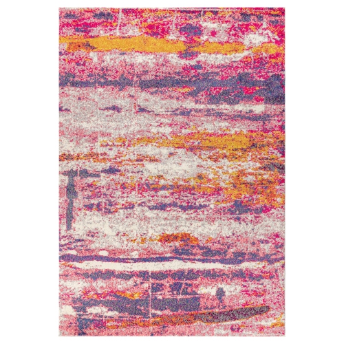 Image 1 of 10.. Contemporary Pop Modern Abstract Brushstroke Area Rug