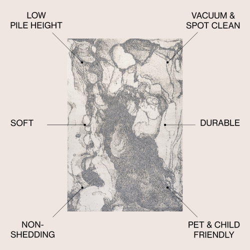 Tapis moderne Marmo Abstract Marbled