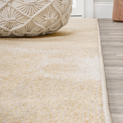 Tapis moderne bicolore abstrait Petalo