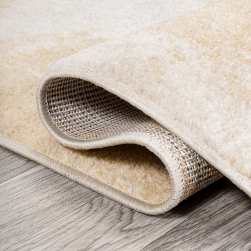 Tapis moderne bicolore abstrait Petalo