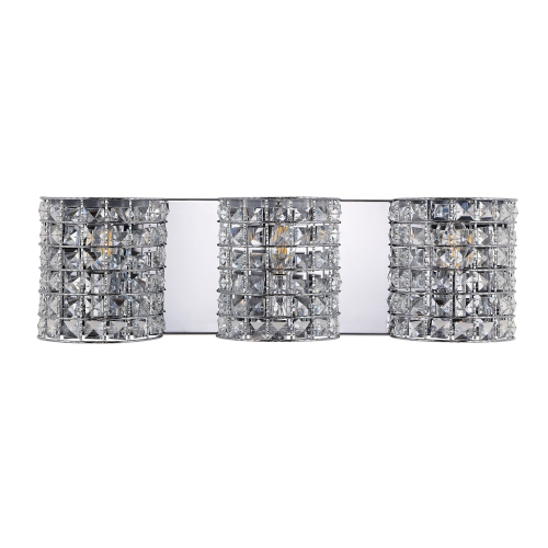 Clara Deco Metal/Crystal Classic Glam LED Vanity Light
