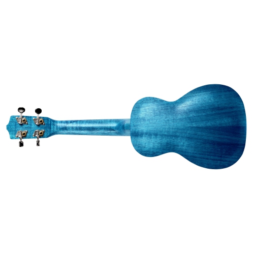 Leho Xtreme Mahogany Concert Ukulele - Blue Sea