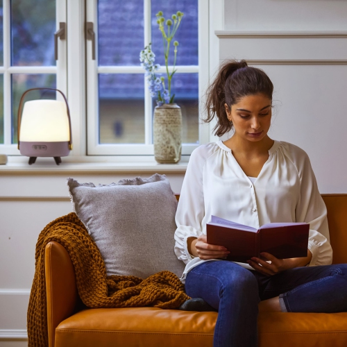 kooduu Lite-up Play Mini Bluetooth Wireless Speaker and LED Lamp, Sound by JBL, Earth