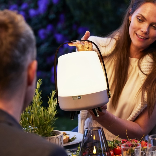 kooduu Lite-up Play Mini Bluetooth Wireless Speaker and LED Lamp, Sound by JBL, Earth