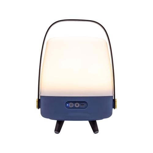 kooduu Lite-up Play Mini Bluetooth Wireless Speaker and LED Lamp, Sound by JBL, Ocean Blue