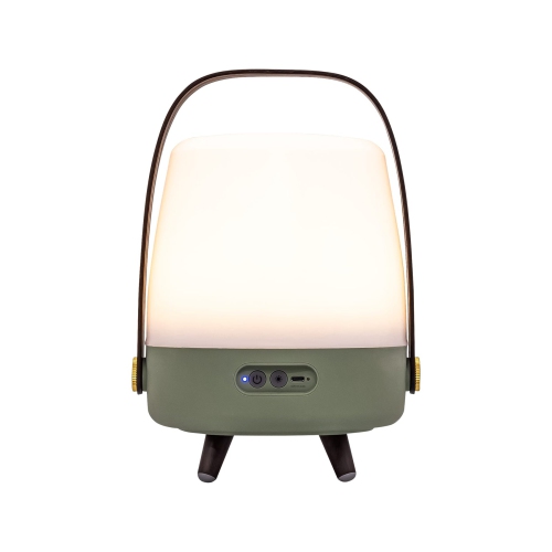 kooduu Lite-up Play Mini Bluetooth Wireless Speaker and LED Lamp, Sound by JBL, Petroleum