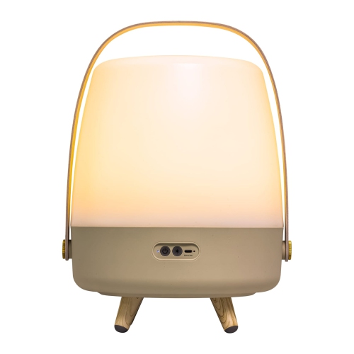 kooduu Lite-up Play Bluetooth Wireless Speaker and LED Lamp, Sound by JBL, Sand