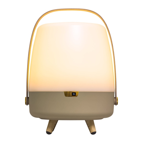 kooduu Lite-up Play Bluetooth Wireless Speaker and LED Lamp, Sound by JBL, Sand