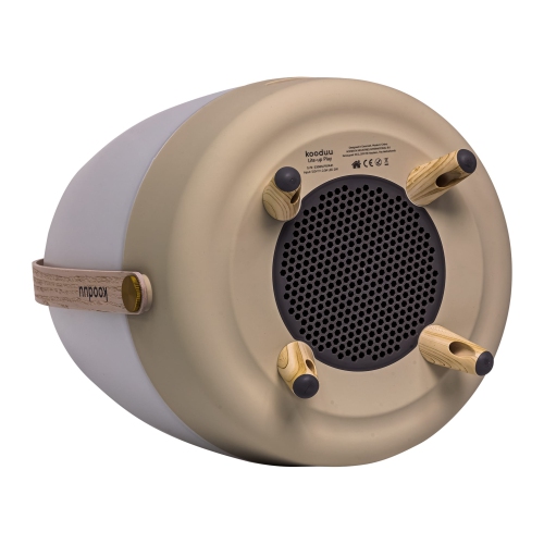 kooduu Lite-up Play Bluetooth Wireless Speaker and LED Lamp, Sound by JBL, Sand