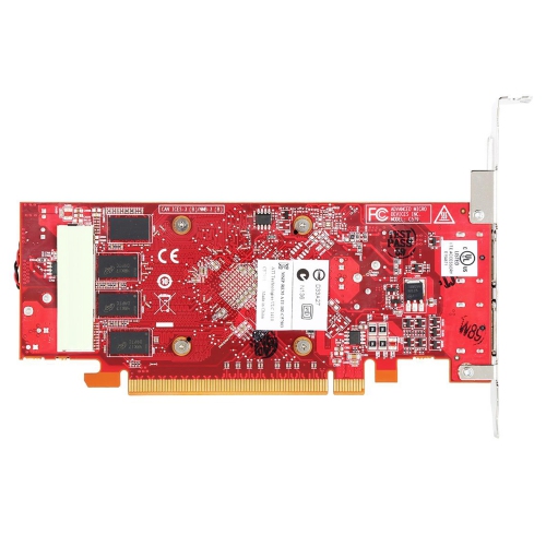 Remis à neuf - Carte graphique haute performance FirePro W2100 d'AMD de Dell, mémoire 2 Go DDR3, carte graphique à profil élevé, deux ports