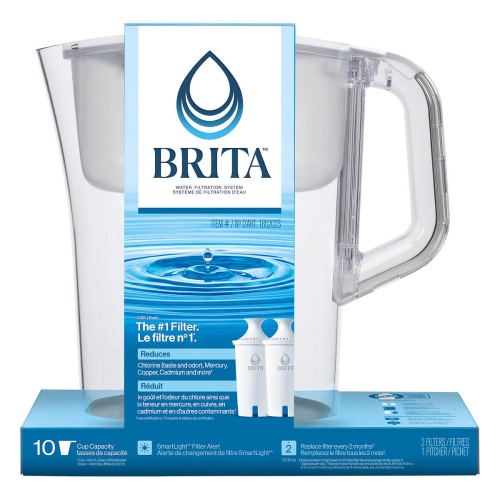Brita Champlain 2.4 L Pitcher with 2 Filters
