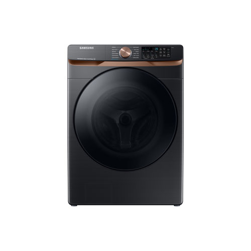 Samsung 5.8 Cu. Ft. High Efficiency Front Load Steam Washer - Black Stainless Steel