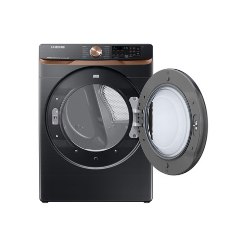 Samsung 7.5 Cu. Ft. Electric Steam Dryer (DVE50BG8300VAC) - Black Stainless Steel