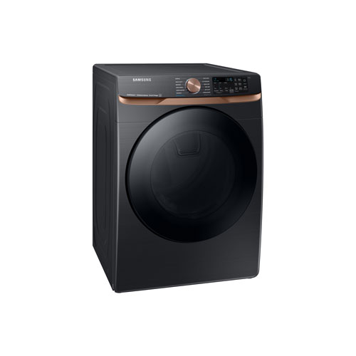 Samsung 7.5 Cu. Ft. Electric Steam Dryer - Black Stainless Steel