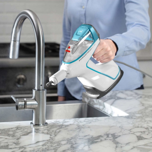 Bissell - vadrouille à vapeur et nettoyeur - vadrouille à vapeur mince PowerFresh et nettoyeur à vapeur - modèle 3-en-1 polyvalent avec nettoyeur à