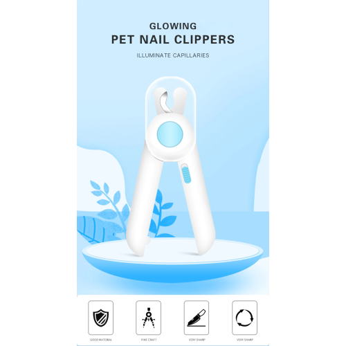 Pet's Nail Clipper with LED Light & Nail File