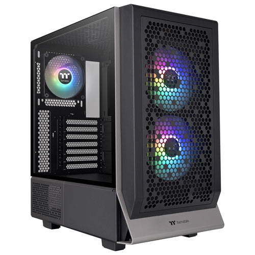 Boîtier d'ordinateur ATX mi-haut Ceres 300TG ARGB Plus de Thermaltake - Noir