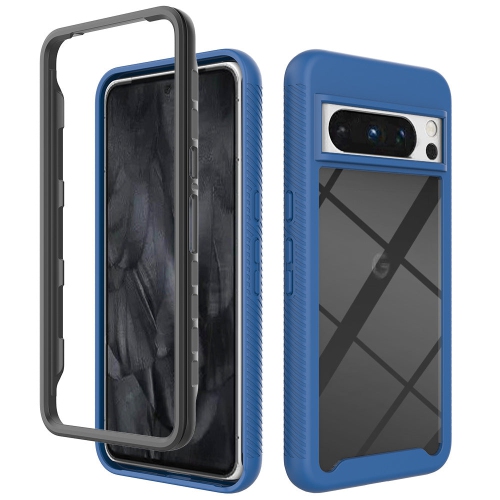 PANDACO Navy Guardian Clear Case for Google Pixel 8 Pro