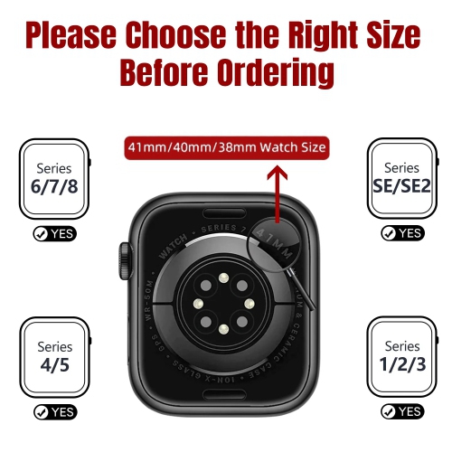 XCRS Nylon Buckle Loop Sport Band with Titanium G-Hook for Apple Watch 38mm 40mm 41mm Soft Stretchy Wrist Band Compatible for iWatch Series