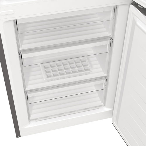 Smeg 24" 12.5 Cu. Ft. Bottom Freezer Refrigerator with LED Lighting (FC20UXDNE) - Stainless Steel
