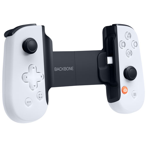Backbone One PlayStation Edition Gaming Controller for Android and iPhone 15 Series - White