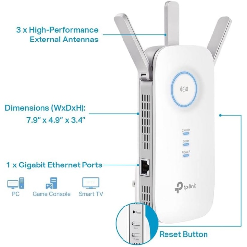 jovati Internet Booster Wireless Range Extender Wifi Extender Signal  Booster for Home,Up To 160 Square Meters Coverage,Long Range Wireless  Internet