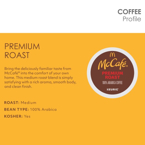 McCafe Premium K-Cup Pods, Box of 48