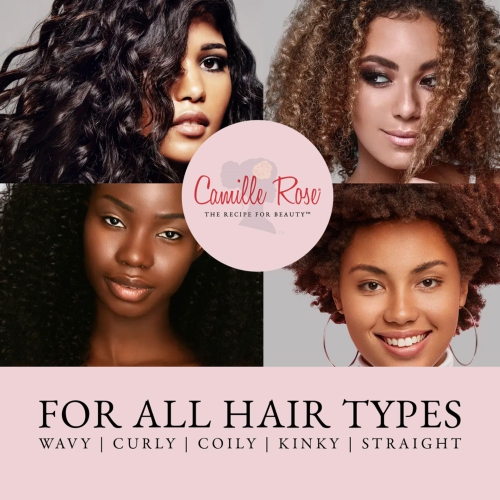 Camille Rose Curl Maker, Gel lissant et nourrissant pour cheveux Curly avec aloès, pour tous les types et textures de cheveux, 12&nbsp;oz