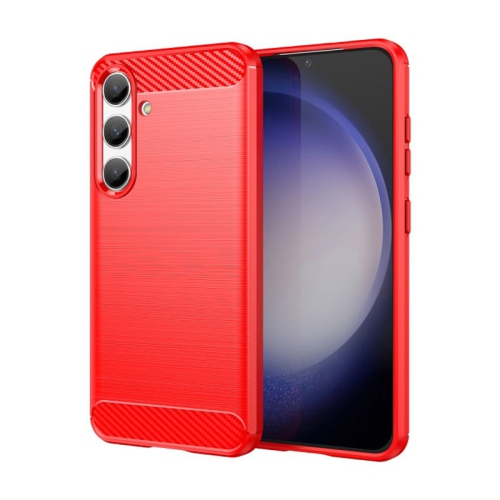 Étui en métal brossé rouge PANDACO pour Galaxy S24+ de Samsung