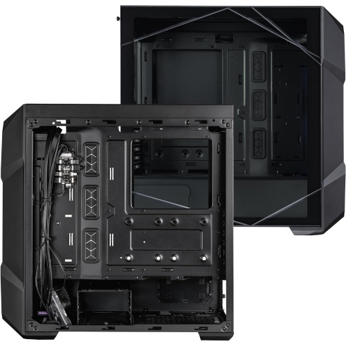 Cooler Master TD500 Mesh V2 ATX PC Gaming Mid-Tower Case with Polygonal Mesh Airflow Panel, Crystalline Tempered Glass, 3X 120mm, ARGB Fan Hub, USB