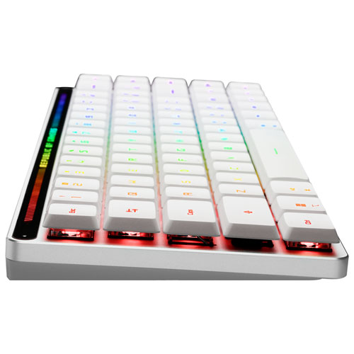 ASUS ROG M603 Falchion RX Red Low Profile Bluetooth Backlit Mechanical Gaming Keyboard - White - Only at Best Buy