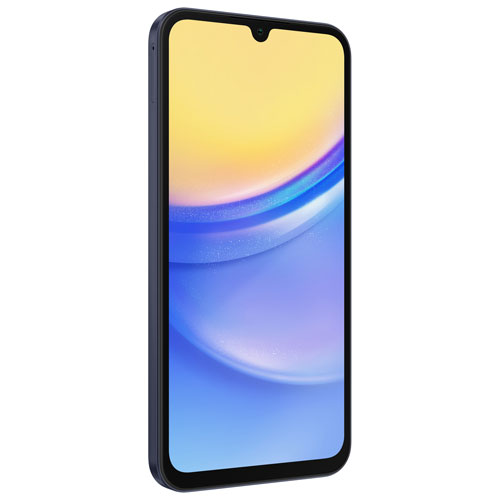 Fido Samsung Galaxy A15 5G 128GB - Blue/Black - Monthly Financing