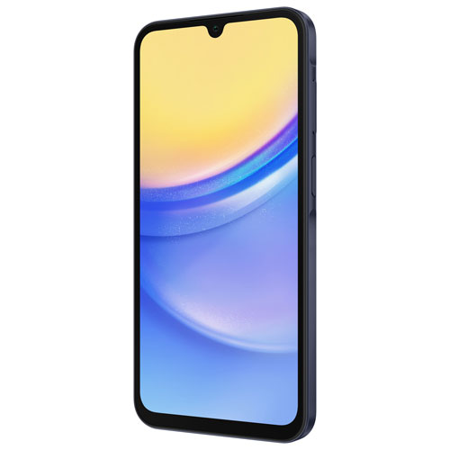Fido Samsung Galaxy A15 5G 128GB - Blue/Black - Monthly Financing