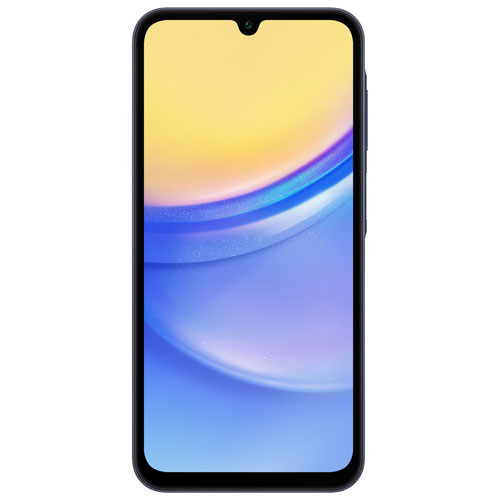 Fido Samsung Galaxy A15 5G 128GB - Blue/Black - Monthly Financing