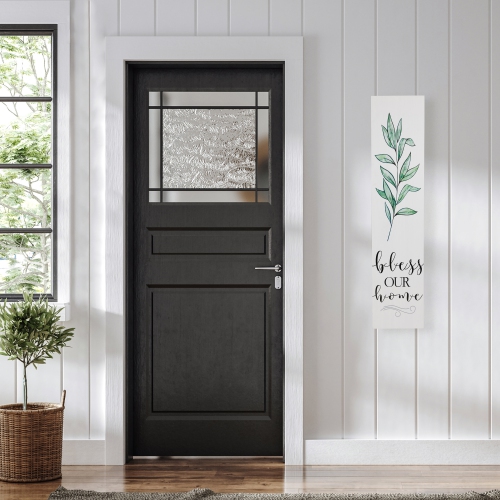 36" Bless Our Home Wooden Porch Board Sign Decoration