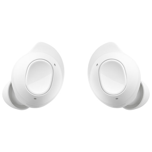 Refurbished - Samsung Galaxy Buds FE In-Ear Noise Cancelling True Wireless Earbuds - Mystic White