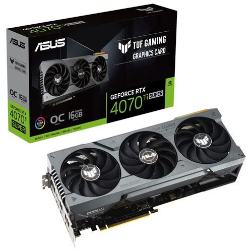 ASUS TUF Gaming GeForce RTX 4070 Ti Super OC 16GB GDDR6X Video Card