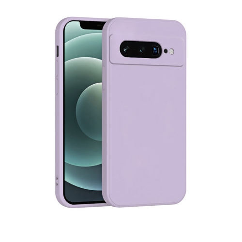 PANDACO Soft Shell Matte Pastel Purple Case for Google Pixel 7 Pro