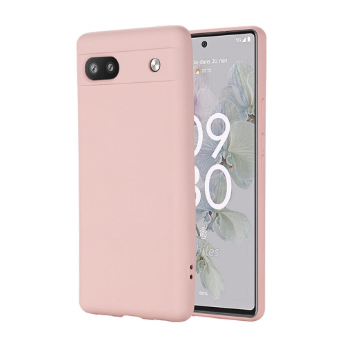 PANDACO Soft Shell Matte Pink Case for Google Pixel 7a