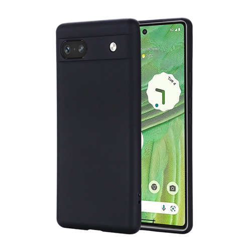 PANDACO Soft Shell Matte Black Case for Google Pixel 7a