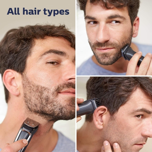 Philips Multigroom Series 3000 Cordless with 10 Trimming Accessories, Lithium-Ion and Storage Bag