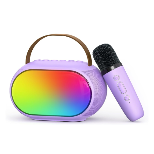 Mini microphones de karaoké pour enfants pour chanter - jouets amusants pour  enfants de 4 à 12 ans et plus (violet)