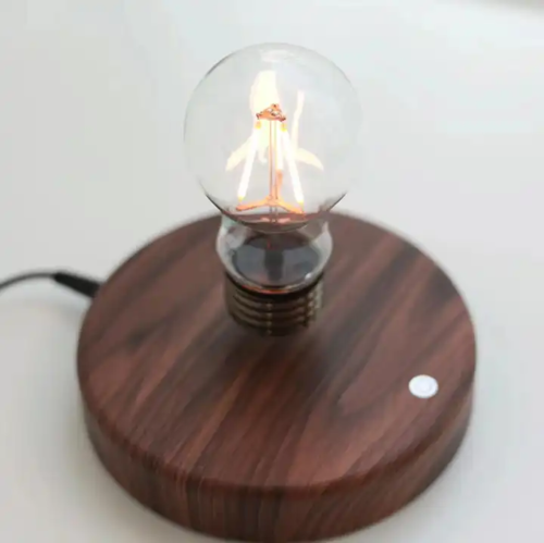 LED bulb Lamp - floating light with touch control and 360° motion, Light meets levitation, Upgraded 2024