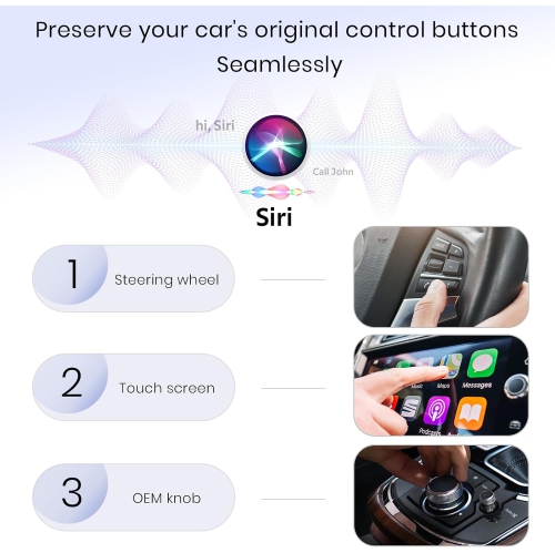 Adaptateur CarPlay sans fil d'ULTRENDS – conversion sans fil fluide, conception compacte avec USB et type C, connectivité sans ralentissement et