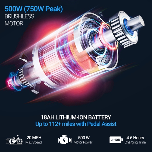 FORZA EBike | Compact 500W Foldable Electric Tricycle - Space Gray