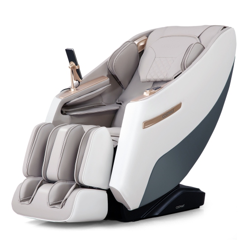 Costway Zero Gravity SL Track Full Body Massage Chair with Waist Heating & Airbag Massage
