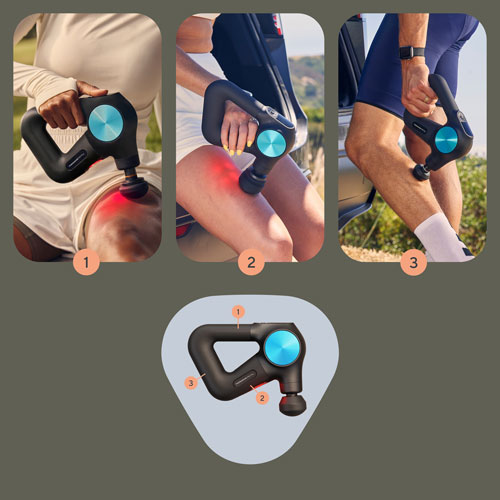 Appareil de massage portatif à percussion Theragun PRO Plus de Therabody - Noir